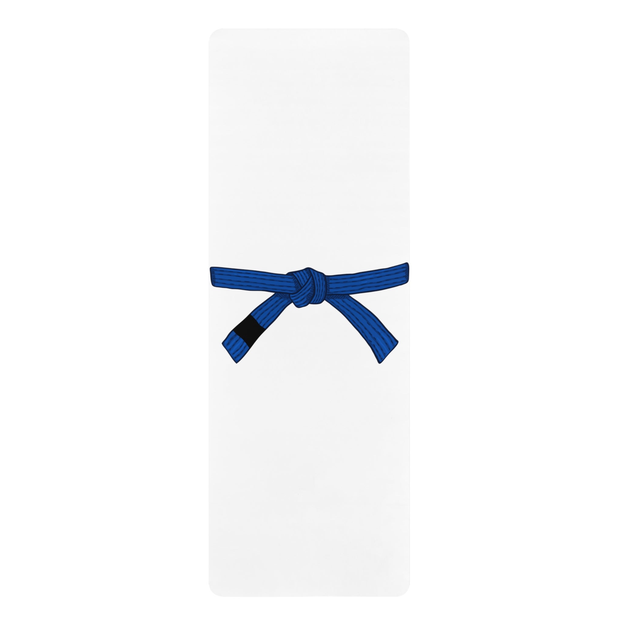 Rubber Yoga Mat  Blue Belt