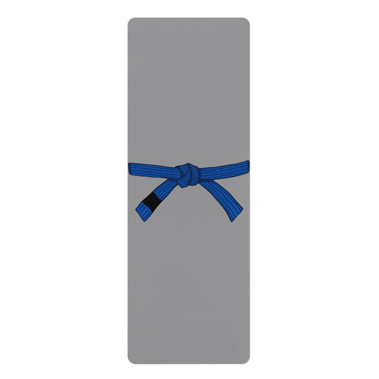 Rubber Yoga Mat  Blue Belt