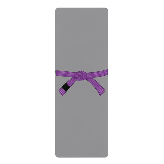 Rubber Yoga Mat  Purple Belt